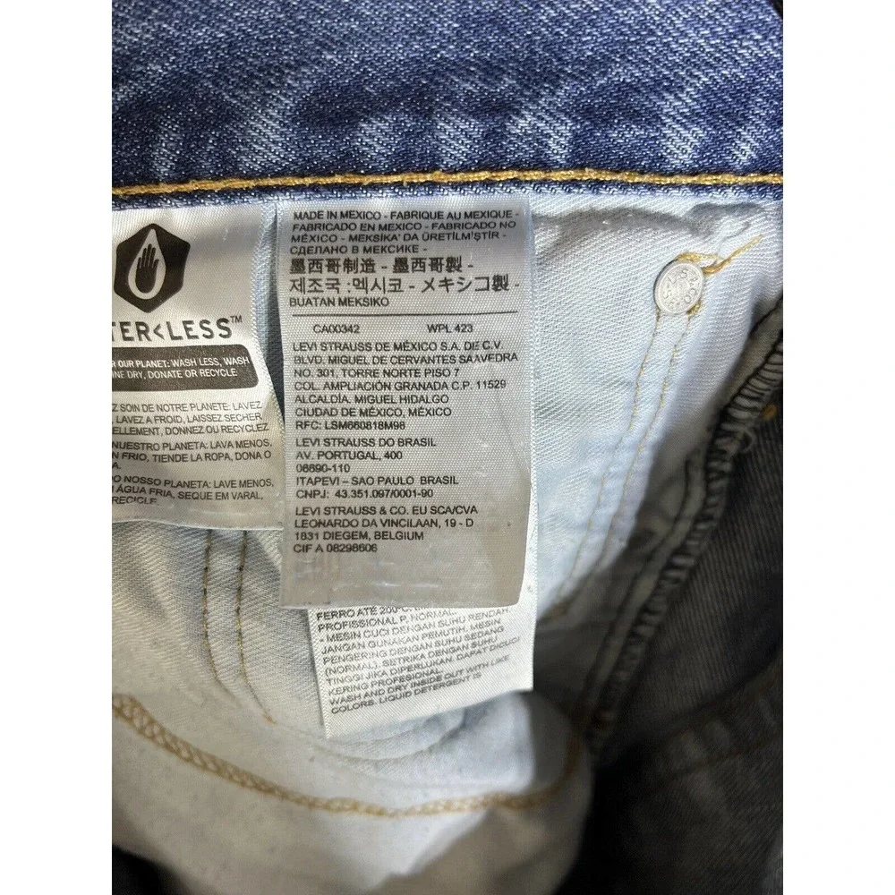 Levis 550 Straight Leg Jeans Mens Size‎ 46x30 Blue Denim Cotton